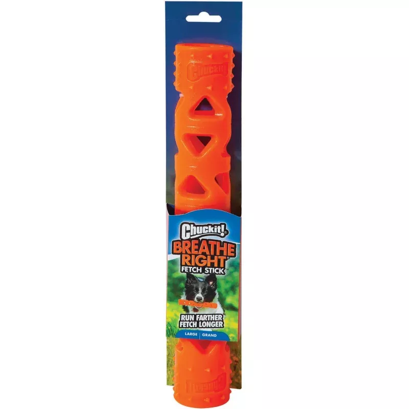 Chuckit! Breathe Right Stick Large – Durable Dog Chew Toy for Active Pets