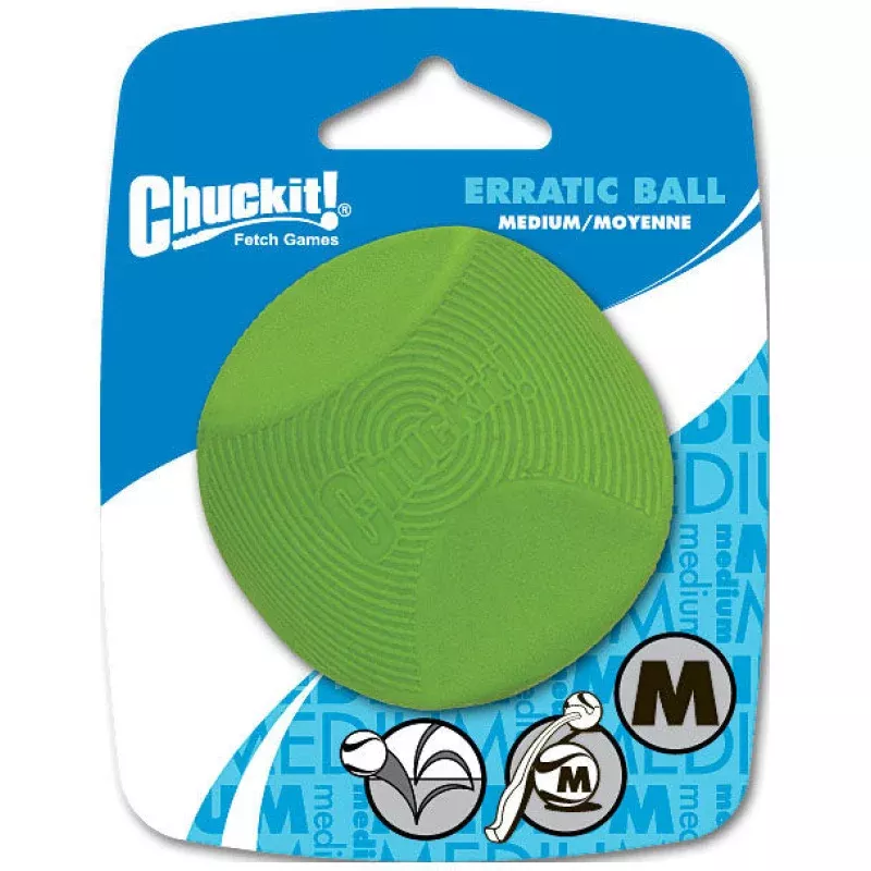 Chuckit! Erratic Ball Medium – Durable Interactive Dog Toy