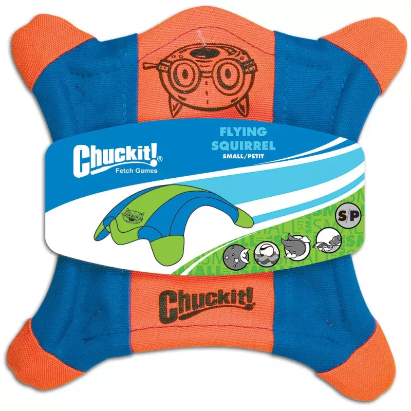 CHUCKIT! Flying Squirrel Small Dog Toy