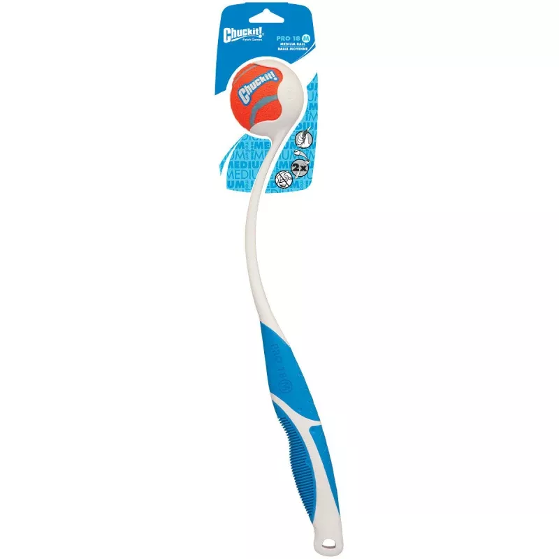 CHUCKIT! Pro 18 M Ball Launcher – Durable Dog Toy for Long-Range Fetch