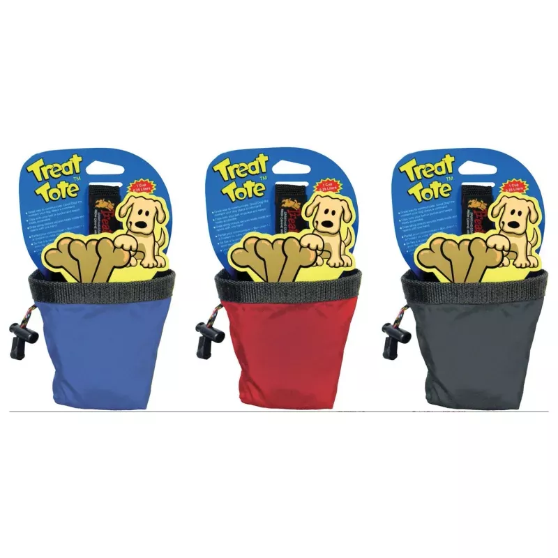 Chuckit! Treat Tote Small Assort – Compact Dog Treat Storage Container