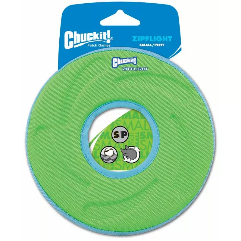 CHUCKIT! Zipflight Ring Small Assorted Dog Toy