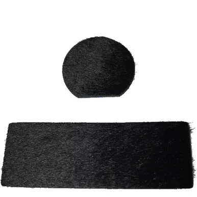 Cir-Cut CF-01-R Traditional Rest Kit Black Calf Hair, 2 Pack