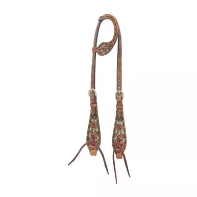 CIRCLE Y Carico One Ear Gag Cheek Headstall (1071-17-SH)
