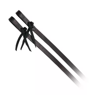 CIRCLE Y Classic 5/8in x 7 1/2ft Black Split Reins (4752-5818)