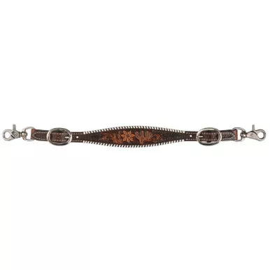 CIRCLE Y Desert Rawhide Edge Vintage Wither Strap (1018-45-SV)
