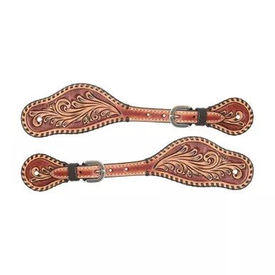 CIRCLE Y Men's Gauge Spur Straps (1074-30-SV)