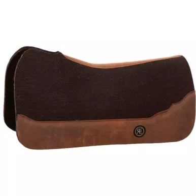 CIRCLE Y REINSMAN Open Wither Black Saddle Pads (393-GG5-B1W)