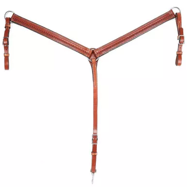 CIRCLE Y Tack BC-1 1/2in Shell Tool Straight Breast Collar (4280-2004)