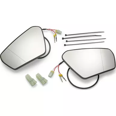 CIRO Goldstrike Panovista Extended Convex Mirrors With Sequential Turn Signals For 2018-Up Gold Wing (58510)