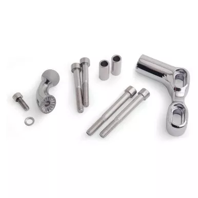 CIRO Original Chrome Offset Perch Mount Kit (50150)
