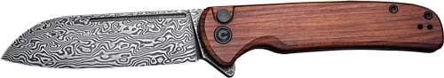 Civivi Knife Chevalier 3.46″ – Cuibourtia Wood/blk Damascus