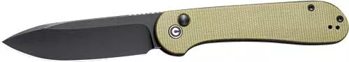 Civivi Knife Elementum 3.47″ – Olive Micarta/black Stnwash
