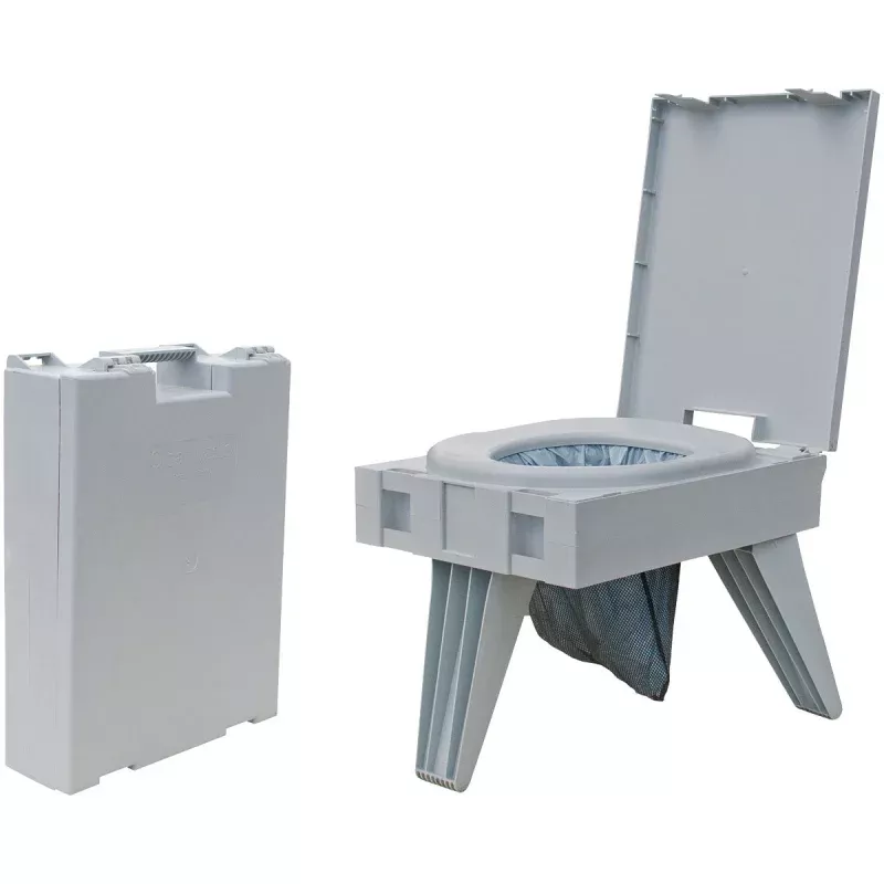 CLEANWASTE Go Anywhere Portable Toilet – Compact and Lightweight for Outdoor Use