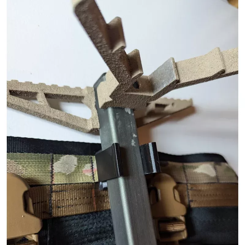 Climbing Stick Molle Caddy for 1 Square Tubing for Saddle Hunting