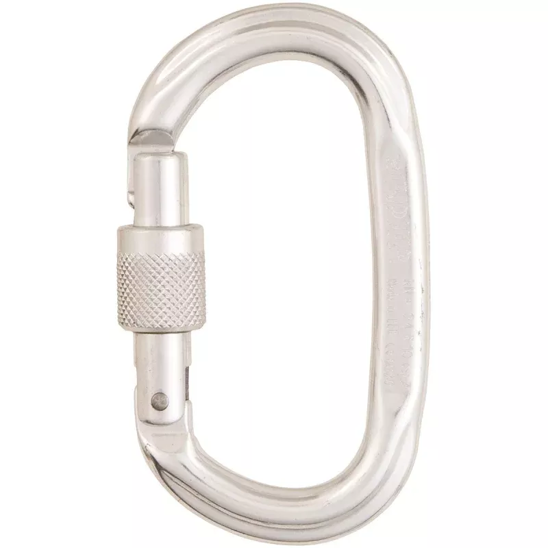 Climbing Technology CT Oval PO Polished Screw Gate Carabiner