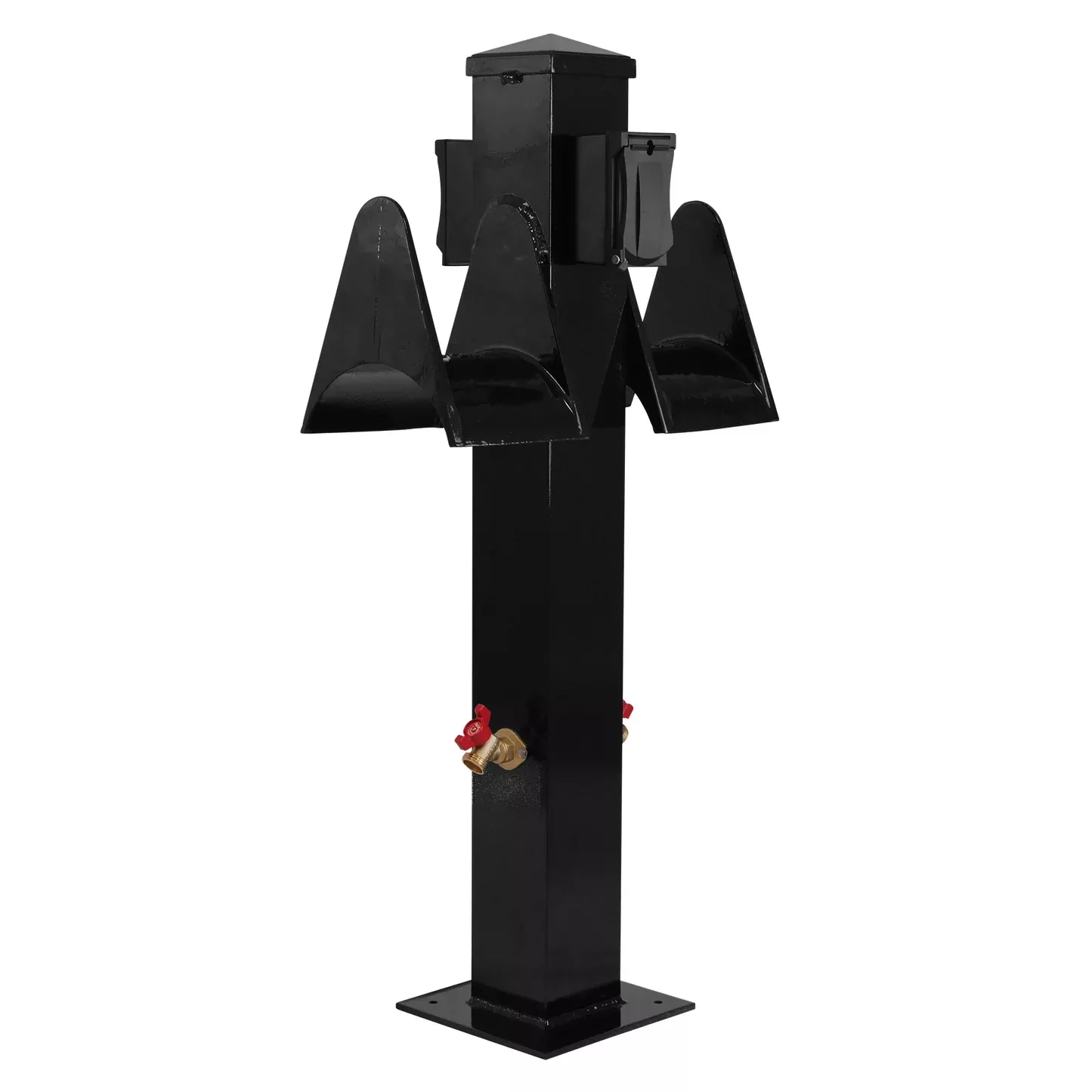 CM Marine Dock Pedestal | Model CMPWE36‑D | 36″ Height | Dual Water & Power Access | Universal Dock Systems