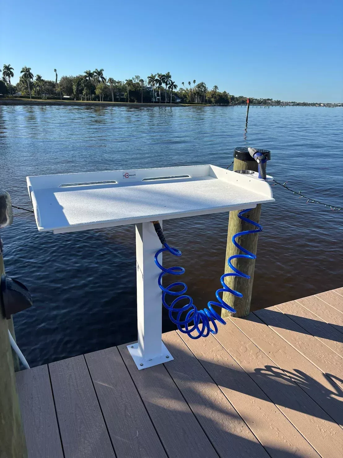 CM Marine Fillet Table Top | Model FCSTP Series | Widths 50″, 68″, 96″ | Heavy‑Duty 1/2″ HDPE | For Universal Dock & Boat