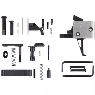 CMC Triggers 81503 AR15/AR10 Receiver Kit with Single Stage Trigger, Flat Pin, 3-3.5 lbs Pull, Black