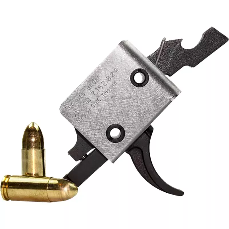 CMC Triggers AR15/AR10 9mm Single Stage Trigger Curved 3-3.5 lb. Pull
