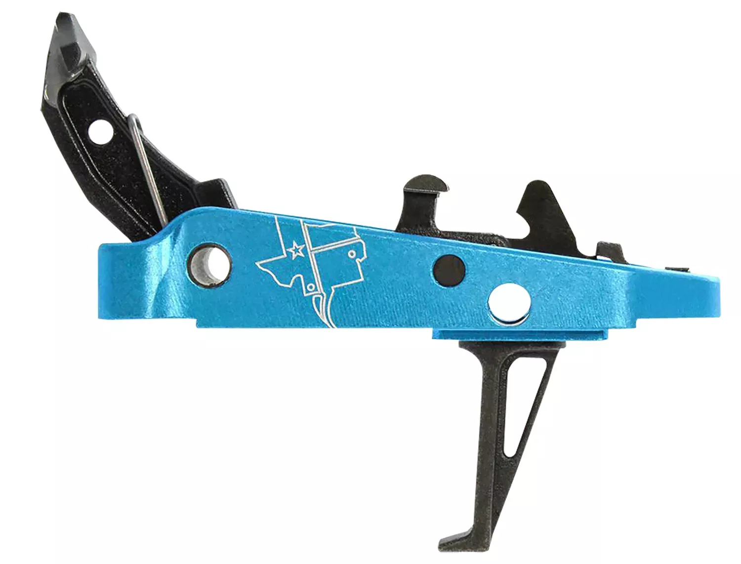 CMC Triggers Drop-In Trigger Group 2.0 Single-Stage Flat 2.50 Black Blue AK-47