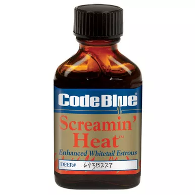 Code Blue OA1226 Screamin Heat Enhanced Estrous, 1 Ounce, Blue