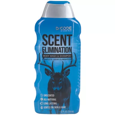 Code Blue OA1308 D-Code Odor Eliminator Body Wash/Shampoo, 12 Ounce