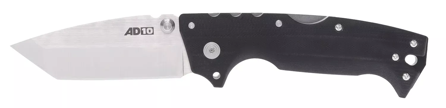 Cold Steel 4″ Folding Tanto Plain Stonewashed S35VN SS Blade/Black Scales G10 Handle Includes Belt Clip