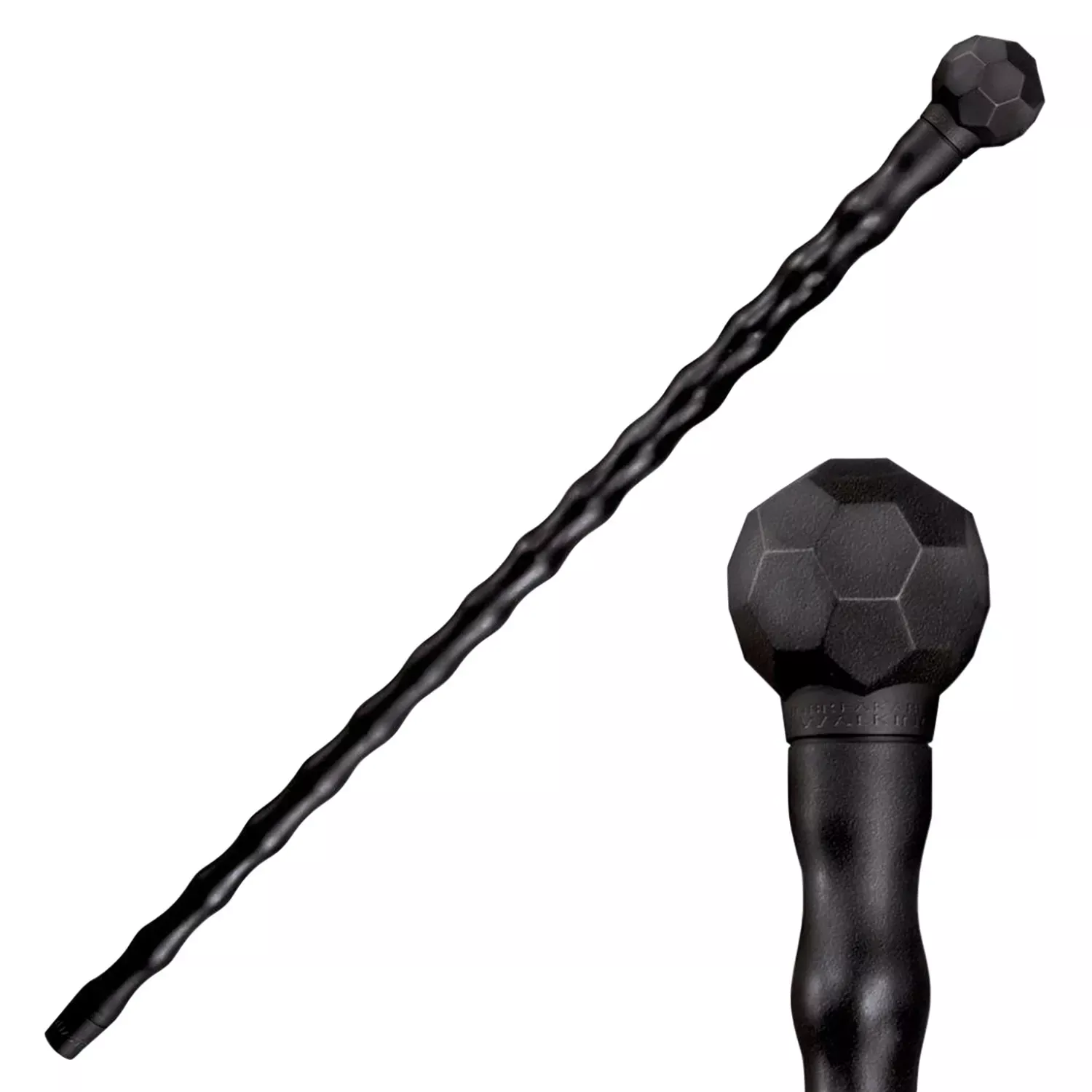 Cold Steel African Walking Stick Black Polypropylene 37" CS91WAS