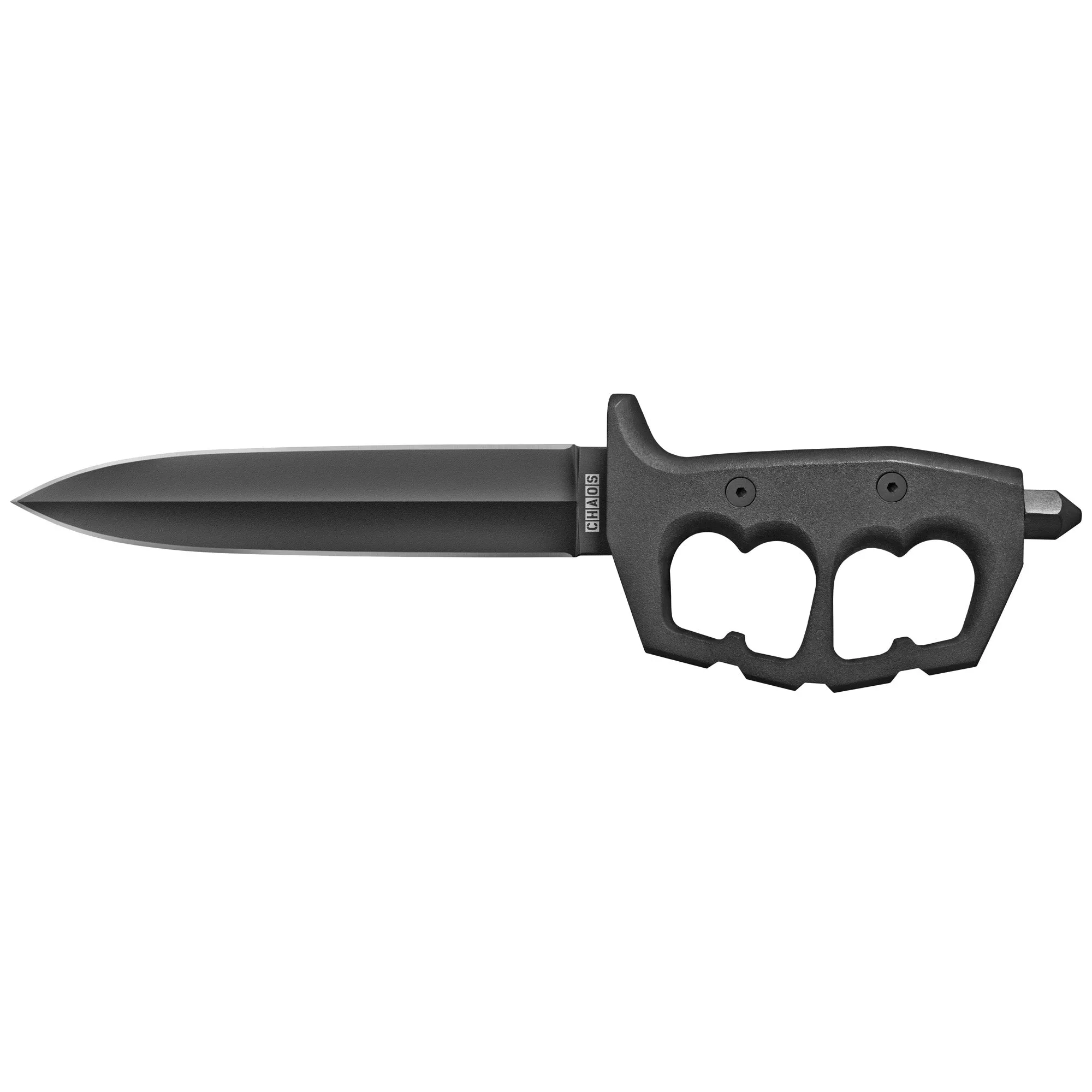 Cold Steel Chaos Double Edge Fixed 7.5 in Blk Plain Aluminum