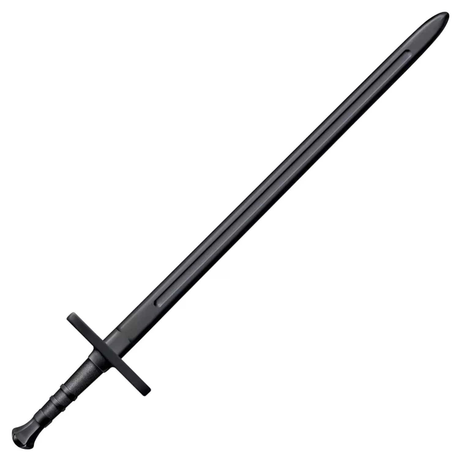 Cold Steel Hand & A Half Training Sword 34″ Fixed Plain Black Polypropylene