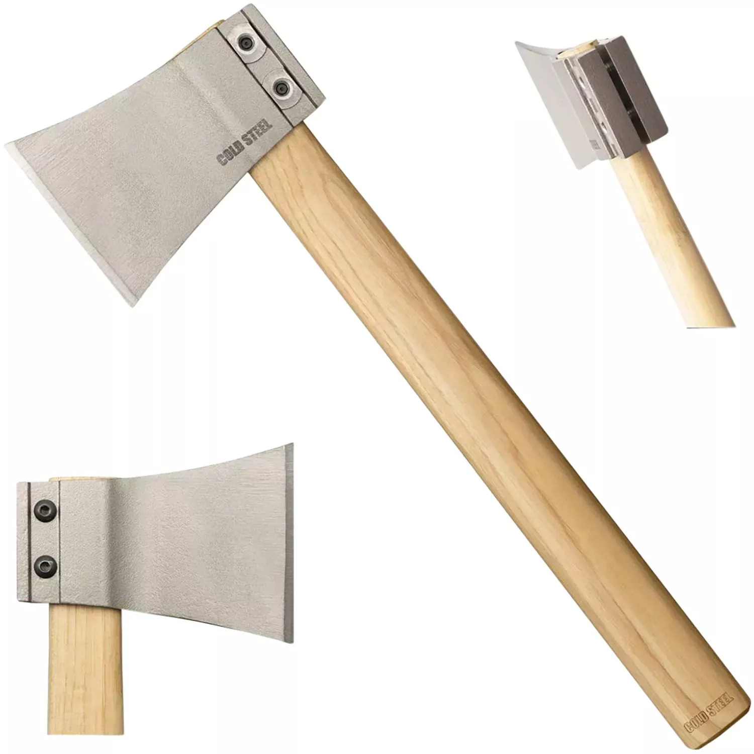 Cold Steel Professional Throwing Axe 4″ Blade 1055 Carbon Steel Blade American Hickory Handle 16″ Long