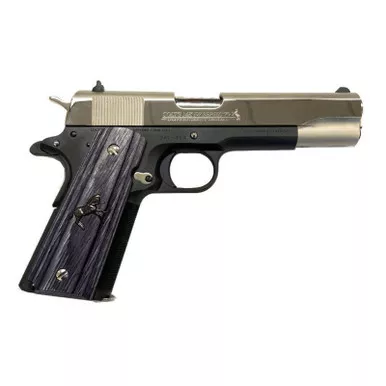 Colt 1911 Limited Edition JAL Dark Horse .38 Super 9 Round Two Tone Nickel and Blued