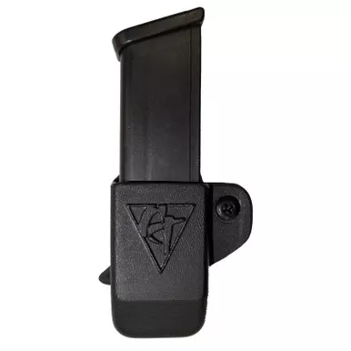 Comp-Tac C62105000LBKN Single Magazine Pouch with Belt Clip for Double Stack Glock .45, Left Side Carry