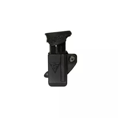 Comp-Tac C62118000LBKN Single Magazine Pouch with Belt Clip for Walther PPS, Left Side Carry