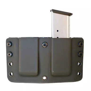 Comp-Tac C70901000NBKN Twin Warrior Double Magazine Pouch for 1911 Single Stack, Black