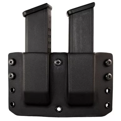 Comp-Tac C70931000NBKN Twin Warrior Double Magazine Pouch for Springfield Armory XDS 9/40, Black