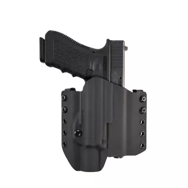 Comp-Tac C828SS302RBKN Warrior OWB Holster for SIG Sauer P320 Compact w/ Streamlight TLR-7A, Black, Right Hand