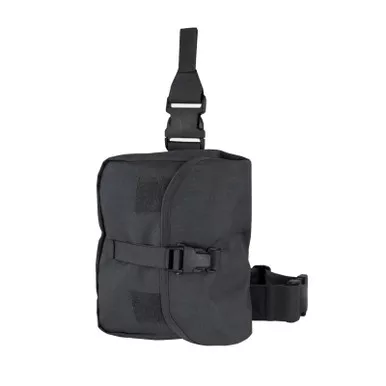 CONDOR OUTDOOR Black Gas Mask Leg Rig (171275-002)