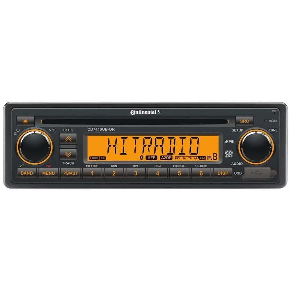 Continental Stereo w/CD/AM/FM/BT/USB – 12V