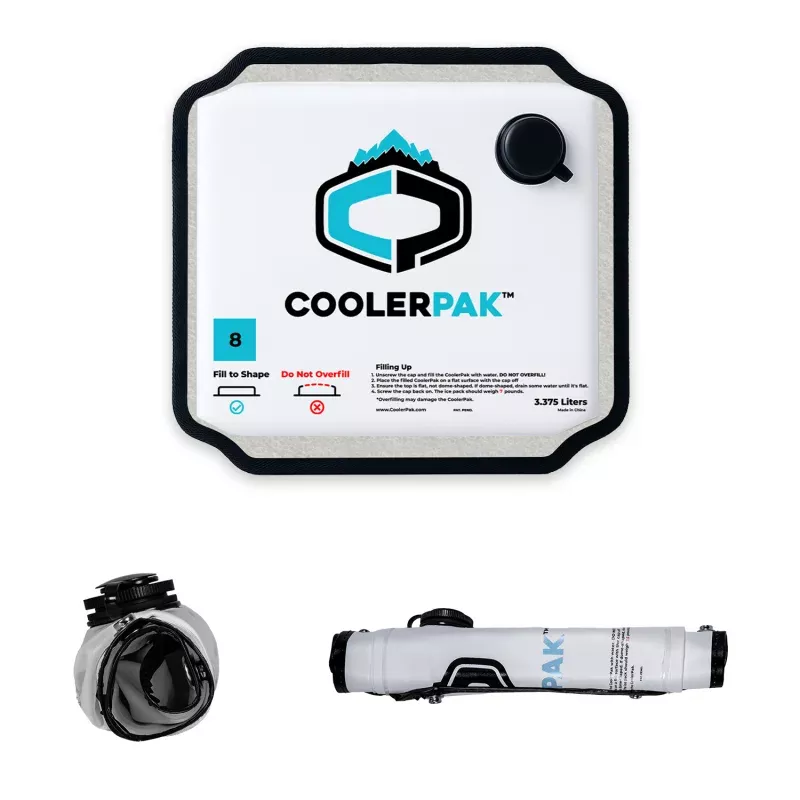 CoolerPak 8lb Ice Block Pack – Reusable Ice Pack for Coolers