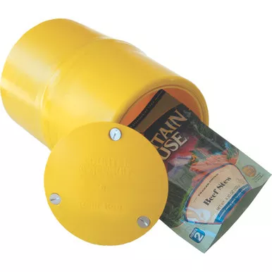 Counter Assault 1506-7058 Bear Keg, 716 Cubic Inches Storage, Yellow
