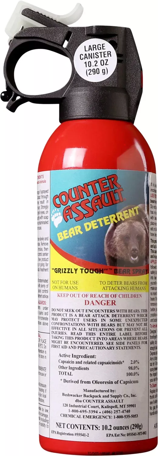 Counter Assault Bear Spray Capsaicin 32 ft.