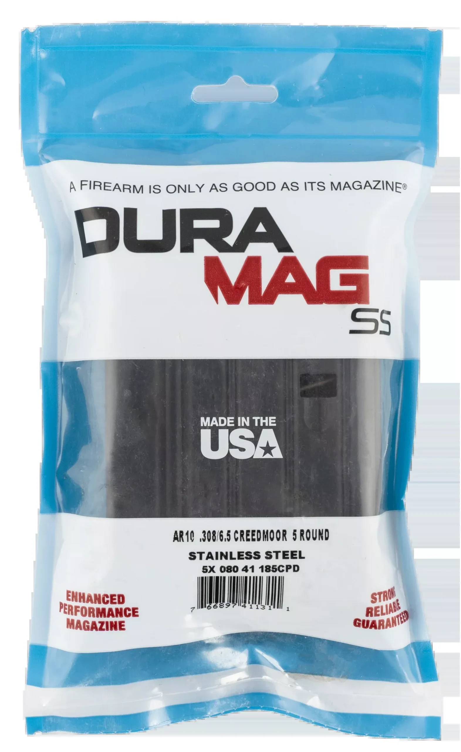 Cpd Magazine Sr25 7.62x51 5rd - Blackened Stainless Steel