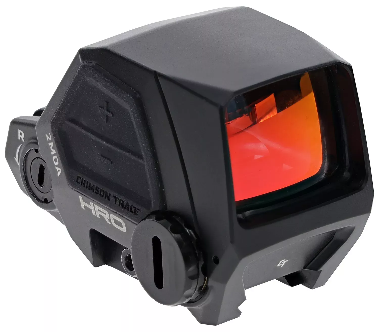 Crimson Trace HRO Black Anodized 1x 2 MOA Red Dot Reticle