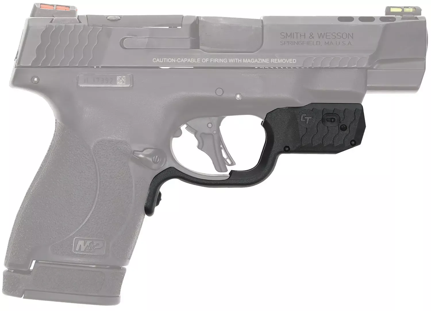 Crimson Trace Laserguard Red Laser Fits S&W Shield Plus