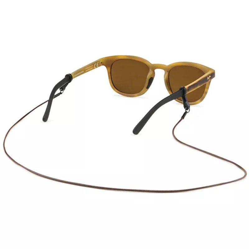 Croakies Brown Leather Eyewear Retainer for Secure Fit
