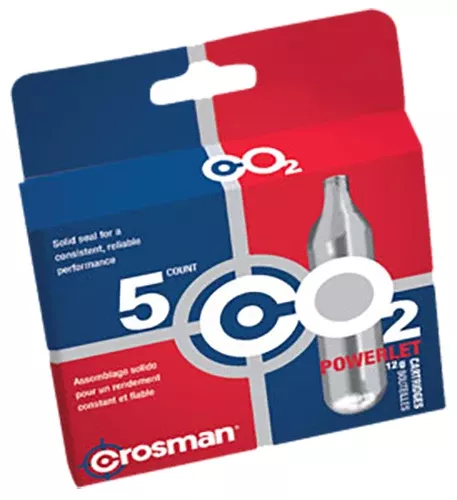 Crosman Co2 Powerlet Cartridge 5 Pk.