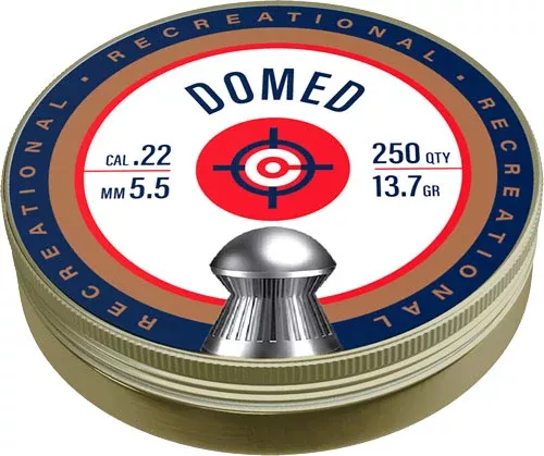 Crosman Pellets .22 Domed 13.7 – Gr. 250 Pack-case Of 12 Packs
