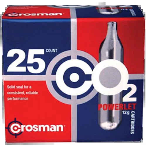 Crosman Powerlet Co2 Cartridges 25 Pk.
